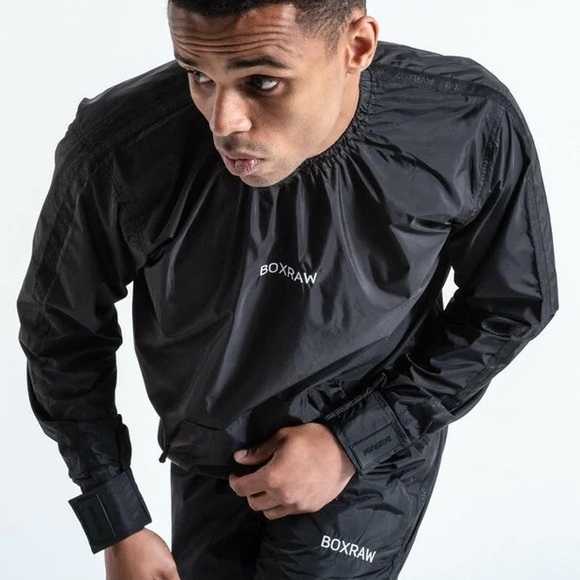 boxraw Other - BOXRAW Hagler Professional Sauna Suit Top | Black